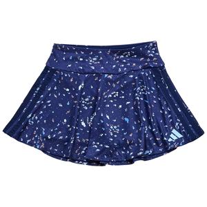 Girls (7-16) adidas(R) Floral 3-Stripe Flounce Skort