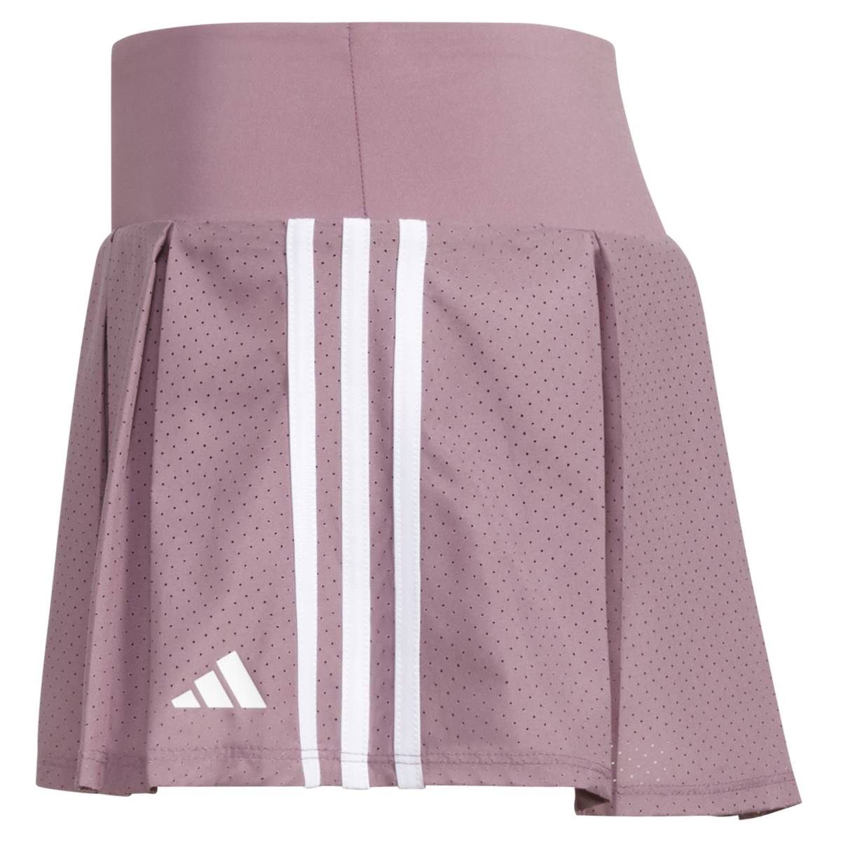 Girls (7-16) Adidas(R) 3 Stripe Woven Pleated Skort - Purple
