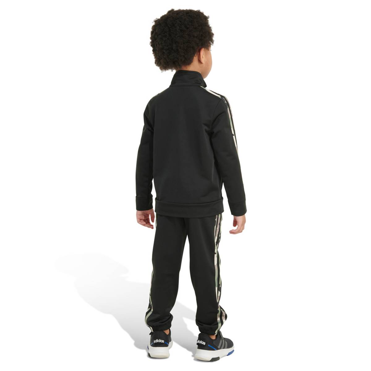 Toddler Boy Adidas(R) Camo 3 Stripe Tricot Track Set