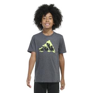 Boys (8-20) adidas(R) Short Sleeve Slime Logo Heather Tee