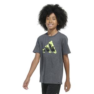 Boys (8-20) adidas(R) Short Sleeve Slime Logo Heather Tee alternate view