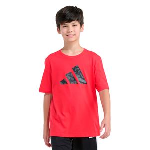 Boys (8-20) adidas(R) Short Sleeve Camo Logo Tee