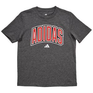 Boys (8-20) adidas(R) Short Sleeve Collegiate Arch Heather Tee alternate view