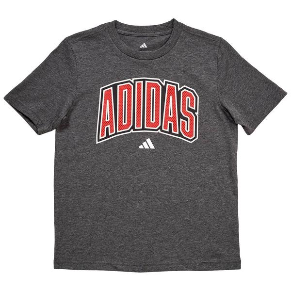 Boys (8-20) adidas(R) Short Sleeve Collegiate Arch Heather Tee alternate view