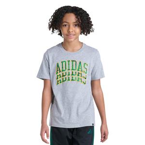 Boys (8-20) adidas(R) Heathered Camo Echo Short Sleeve
