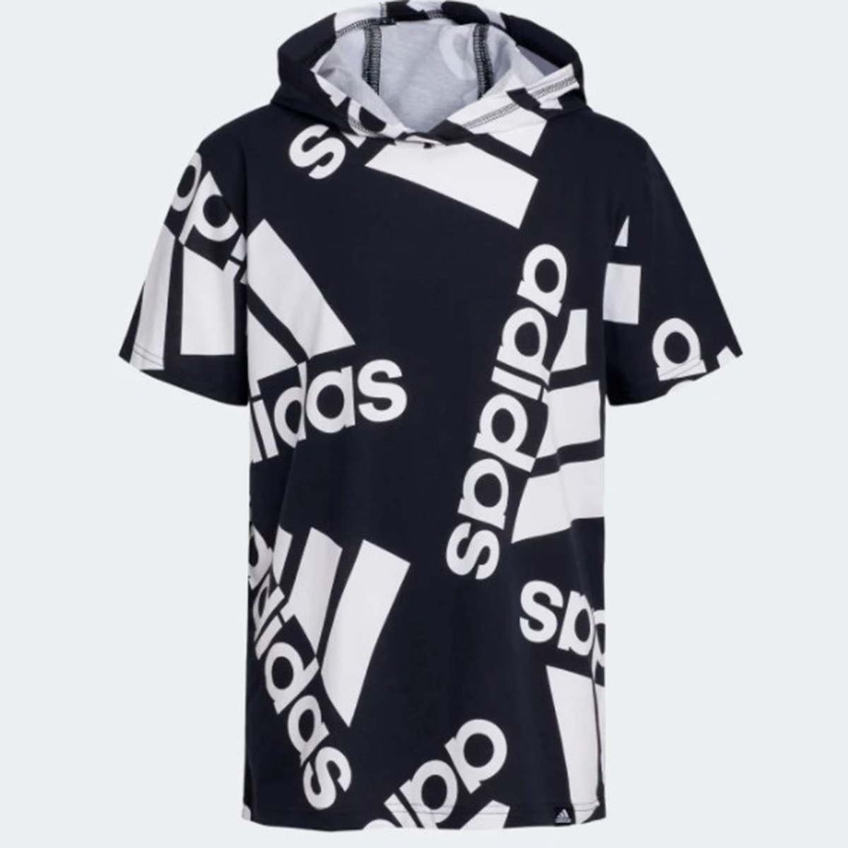 Boys (8-20) Adidas(R) Brand Love Hooded Short Sleeve T-Shirt