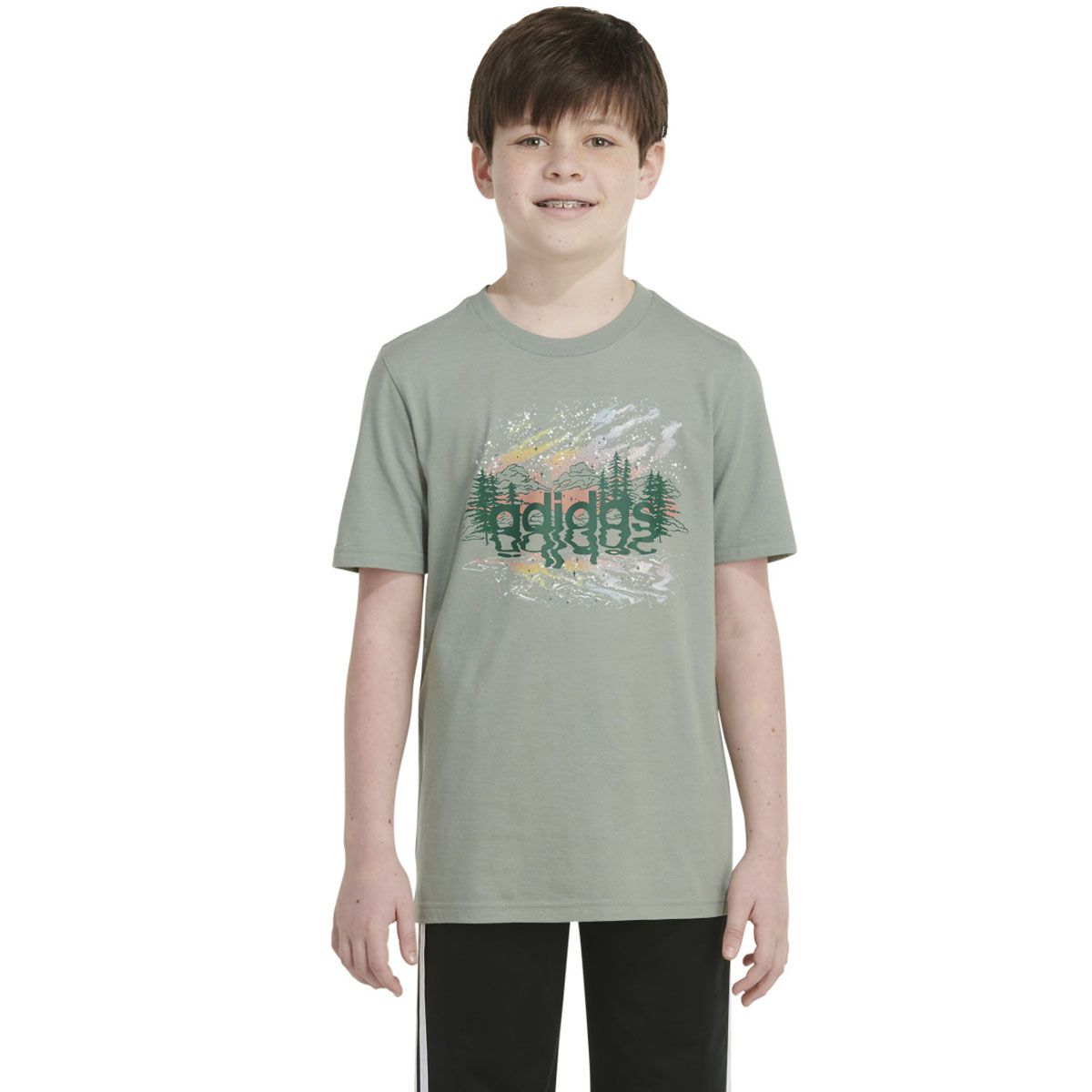 Boys (8-20) Adidas(R) Scenic Short Sleeve Tee