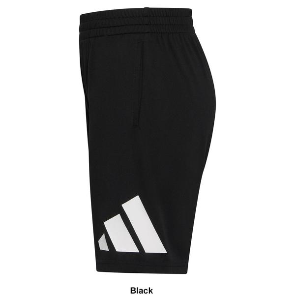 Boys (8-20) adidas(R) Big Logo Solid Shorts alternate view