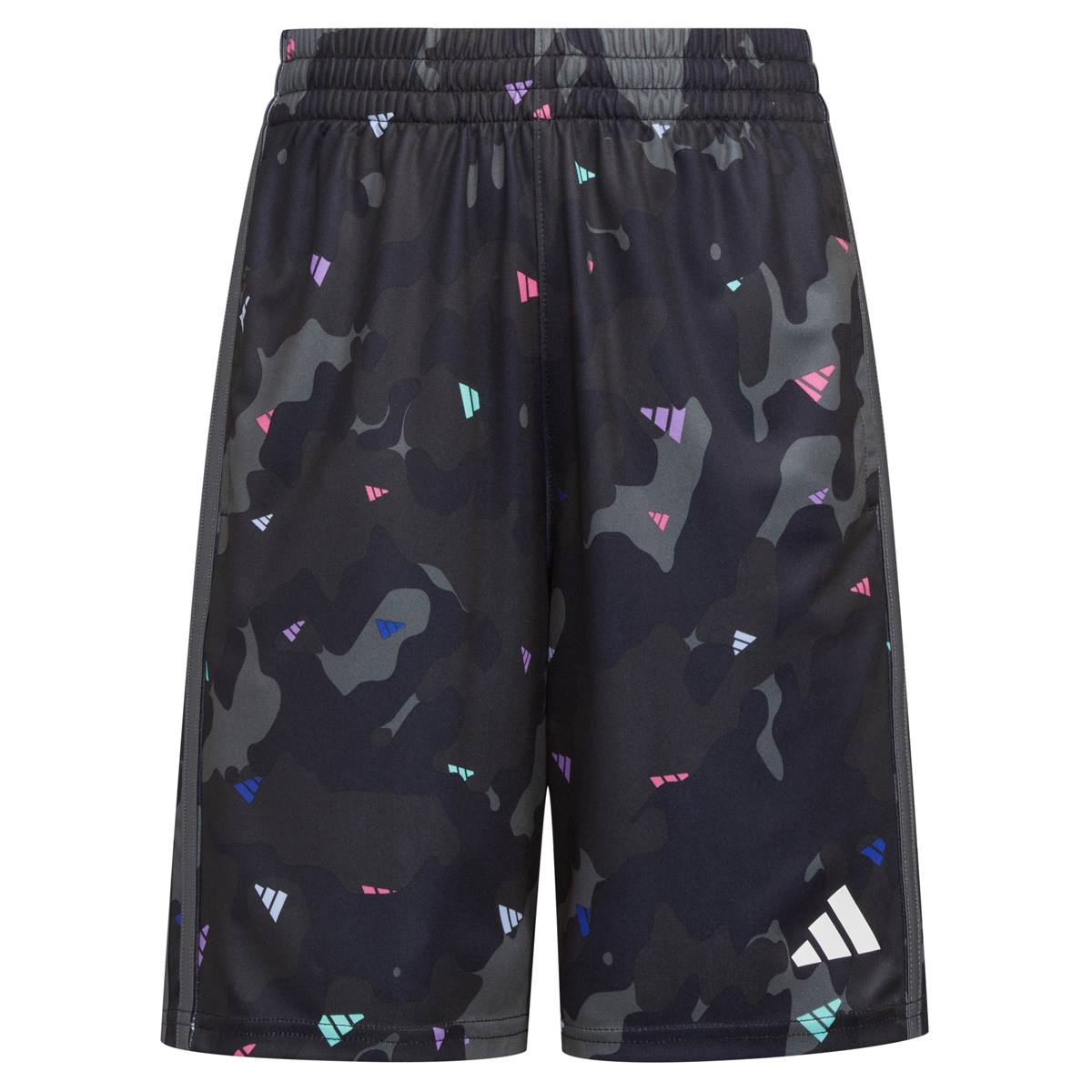 Boys (8-20) Adidas(R) Camo Print Shorts - Black/Multi