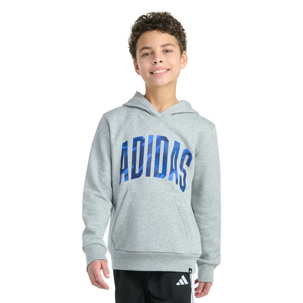 Boys (8-20) adidas(R) Pullover Graphic Fleece Hoodie