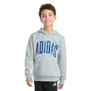 Boys (8-20) adidas(R) Pullover Graphic Fleece Hoodie