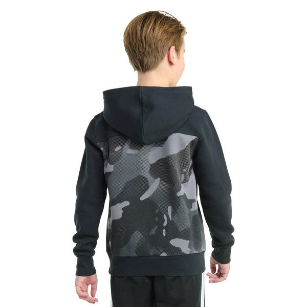 Boys (8-20) adidas(R) Camo Color Block Half Hoodie alternate view