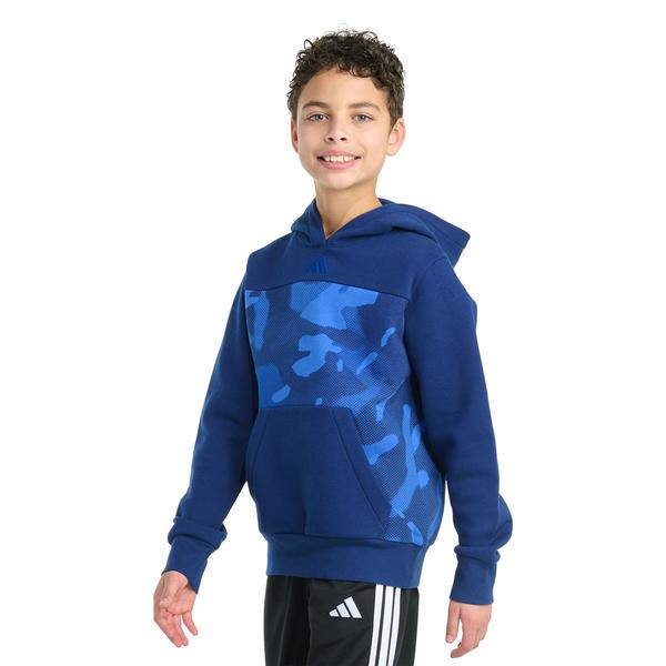 Boys (8-20) adidas(R) Color Block Half Camo Hoodie alternate view