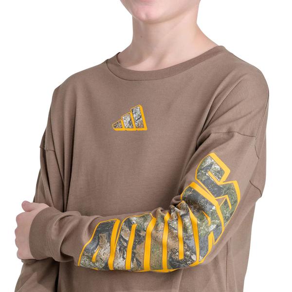 Boys (8-20) adidas(R) Rock Camo Long Sleeve alternate view