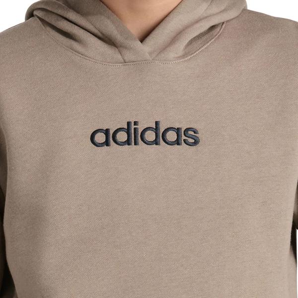 Boys (8-20) adidas(R) Essential Linear Solid Pullover Hoodie alternate view