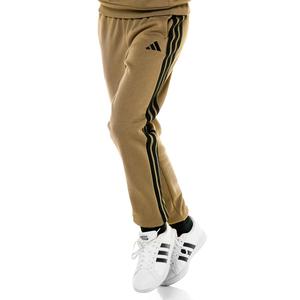 Boys (8-20) adidas(R) Essential 3 Stripe Fleece Cuffed Joggers