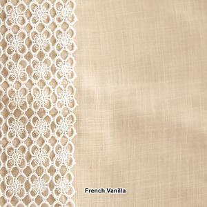 Salem Woven with Daisy Chain Lace Valance - 60x12 alternate view