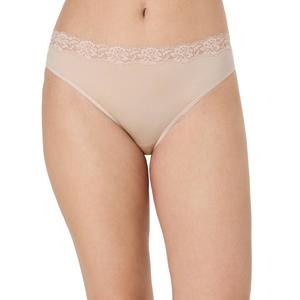 Womens Maidenform(R) Everyday Pretty Lace Bikini Panties - DMPLBK