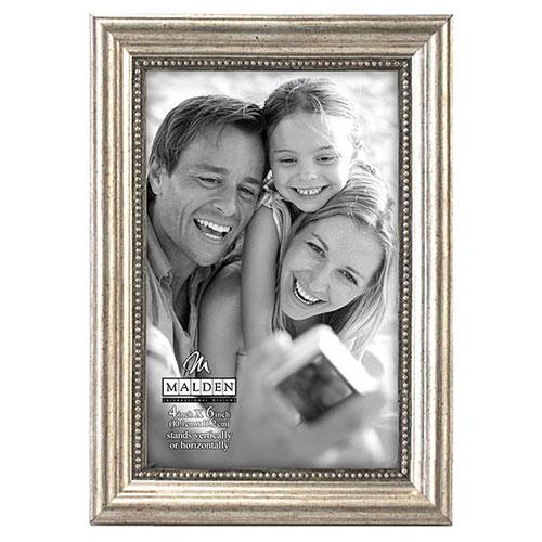 Malden Wood Frame with Silver Bead - 4x6
