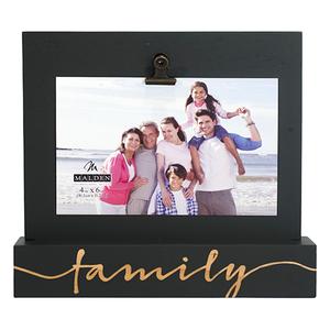 Malden Family Laser Etched Picture Frame - 4x6