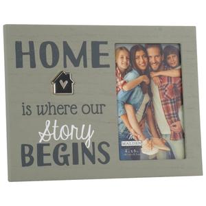 Malden Home Is Where The Story Begins Frame - 4x6