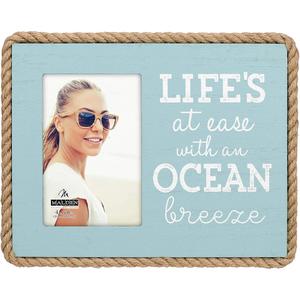 Malden Life's at Ease Rope Border Frame - 4x6