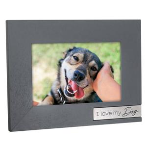 Malden I Love My Dog Wood Frame - 4x6 alternate view
