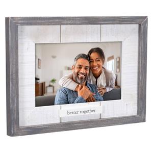 Malden Better Together Rustic Wood Frame - 4x6 alternate view