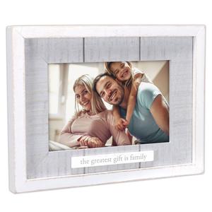 Malden Greatest Gift is Family Rustic Wood Frame - 4x6 alternate view