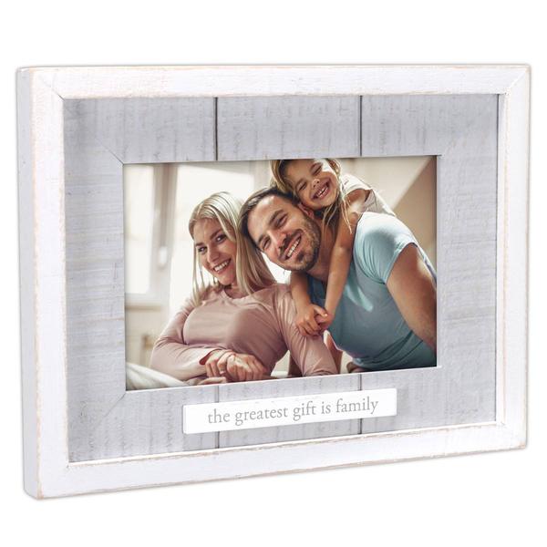 Malden Greatest Gift is Family Rustic Wood Frame - 4x6 alternate view
