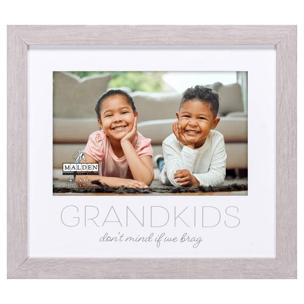 Malden Grandkids Natural Wood Frame - 4x6