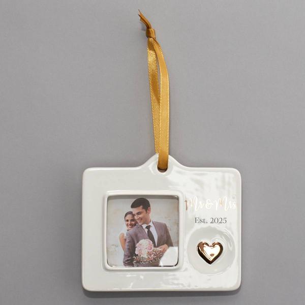 Malden 2025 Mr. and Mrs. Ornament Frame