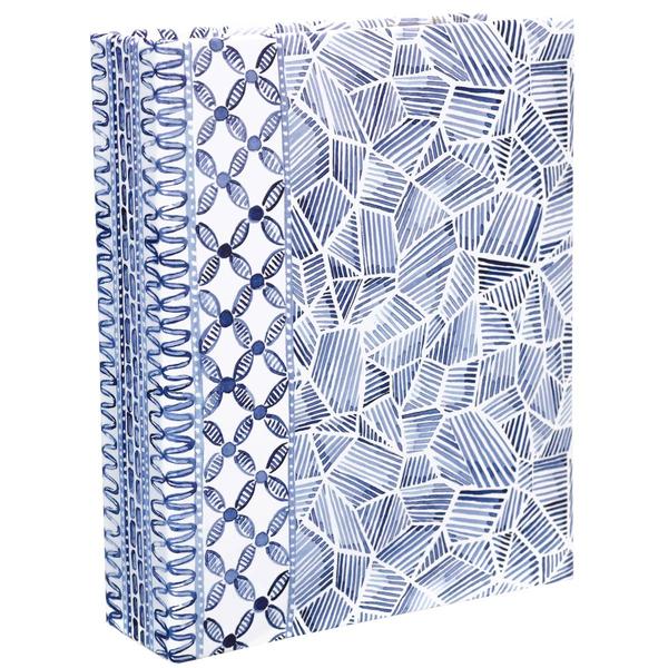 Malden 2-Up Multi-Patterned Indigo Weld Bound Photo Album alternate view