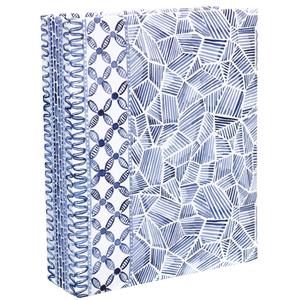 Malden 2-Up Multi-Patterned Indigo Weld Bound Photo Album alternate view
