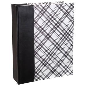 Malden Black & White Plaid Weld Bound Photo Album alternate view