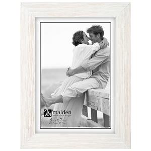 Malden White Wash Linear Frame - 5x7
