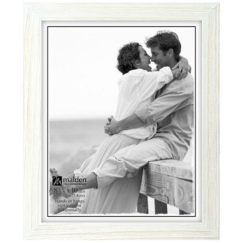 Malden White Wash Linear Frame - 8x10