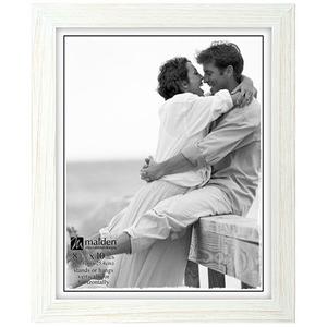 Malden White Wash Linear Frame - 8x10