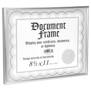 Malden Metro Platinum Certificate Frame - 8.5 x 11