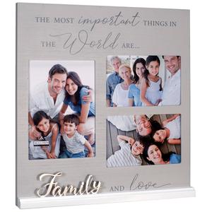 Malden Sentiment 3-Opening Family Wall Platform Frame