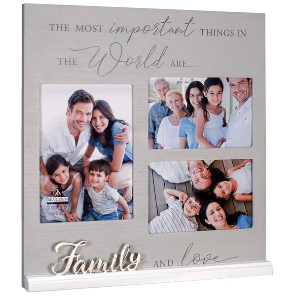 Malden Sentiment 3-Opening Family Wall Platform Frame