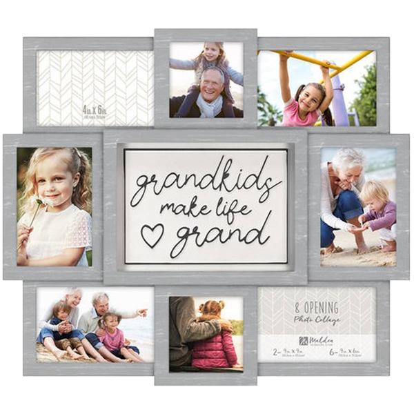 Malden 8 Opening Grandkids Grey Puzzle Collage