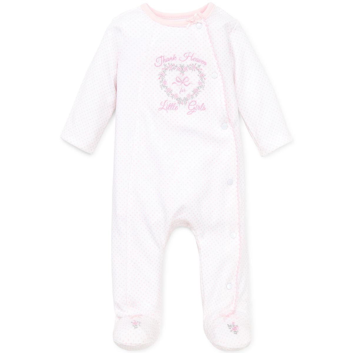 Baby Girl (Preemie-9M) Little Me Thank Heaven Footie Sleeper