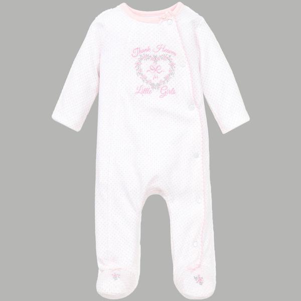 Baby Girl (Preemie-9M) Little Me(R) Thank Heaven Footie Sleeper