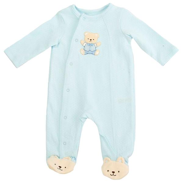 Baby Boy (NB-9M) Little Me(R) Cute Bear Footie Sleeper