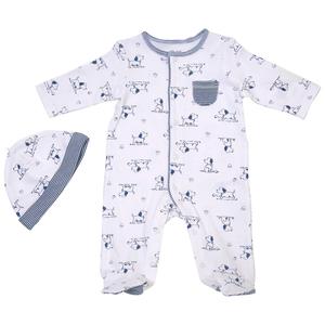 Baby Boy (Preemie-9M) Little Me(R) Puppy Footie Pajamas alternate view