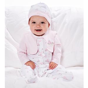 Baby Girl (NB-9M) Little Me(R) Baby Bunnies Footie Sleeper alternate view