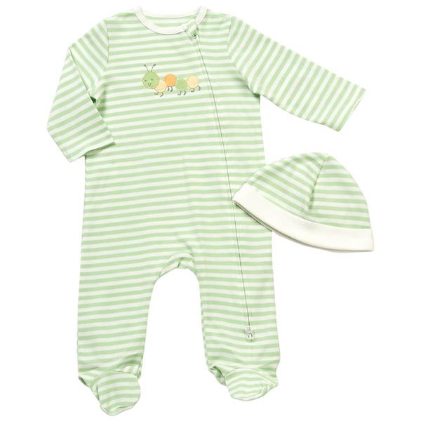 Baby Unisex (NB-9M) Little Me(R) Caterpillar Footie with Hat