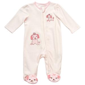 Baby Girl (NB-9M) Little Me(R) Lovely Pups Footie Pajamas