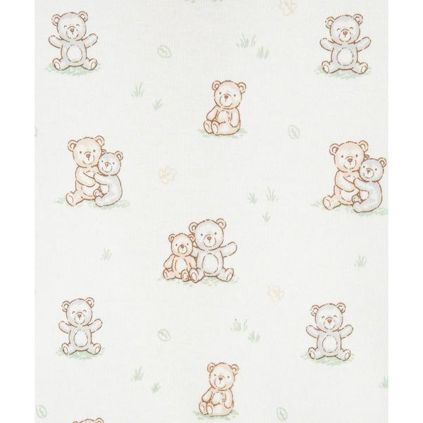 Baby Unisex (NB-9M) Little Me(R) Fuzzy Bears Footie Pajamas alternate view